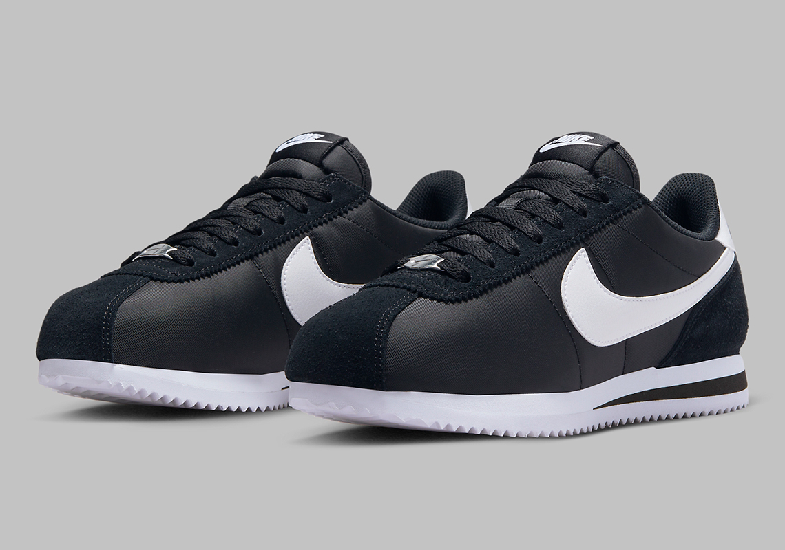 The Women's-Exclusive Nike Cortez Dresses In A Simple "Black/White" Outfit
