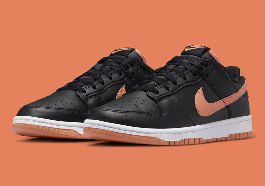 nike dunk low black amber brown dv0831 004 2