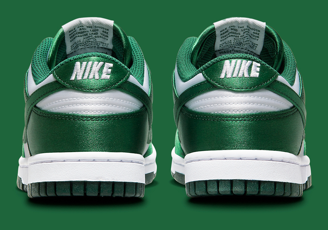 Nike Dunk Low Green Satin Dx5931 100 Release Date 1