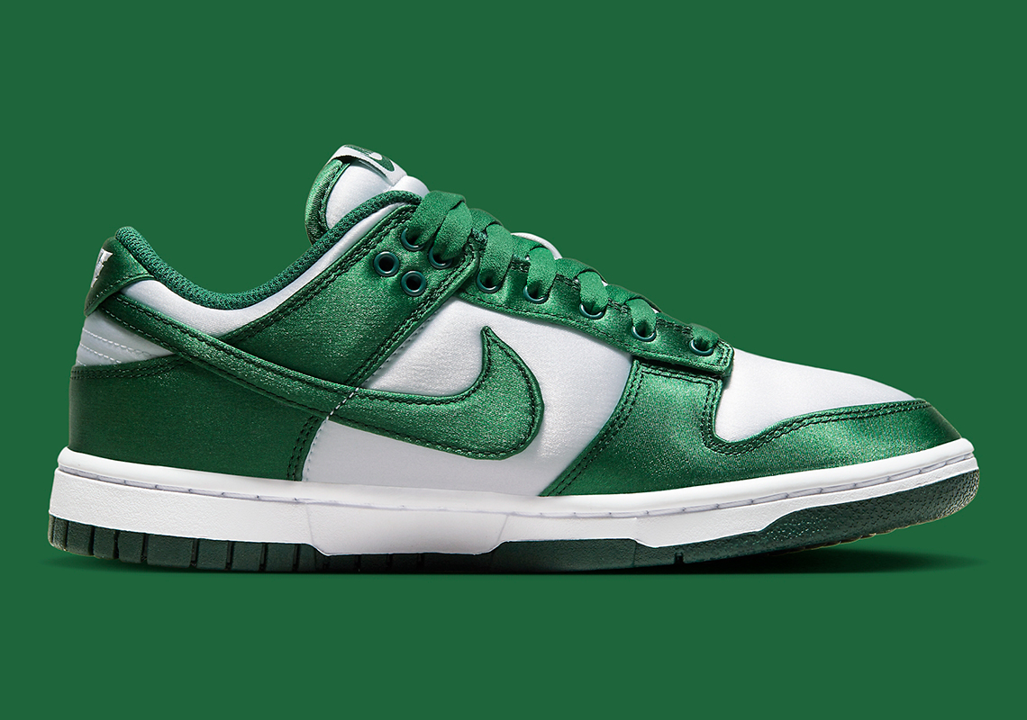 Nike Dunk Low Green Satin Dx5931 100 Release Date 3