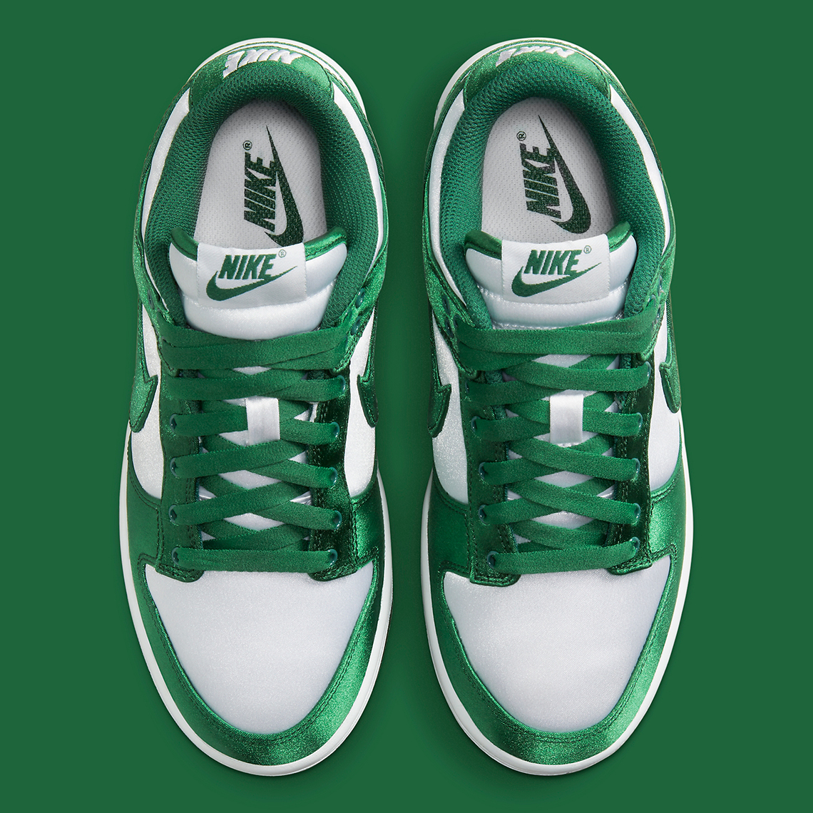 Nike Dunk Low Green Satin Dx5931 100 Release Date 5