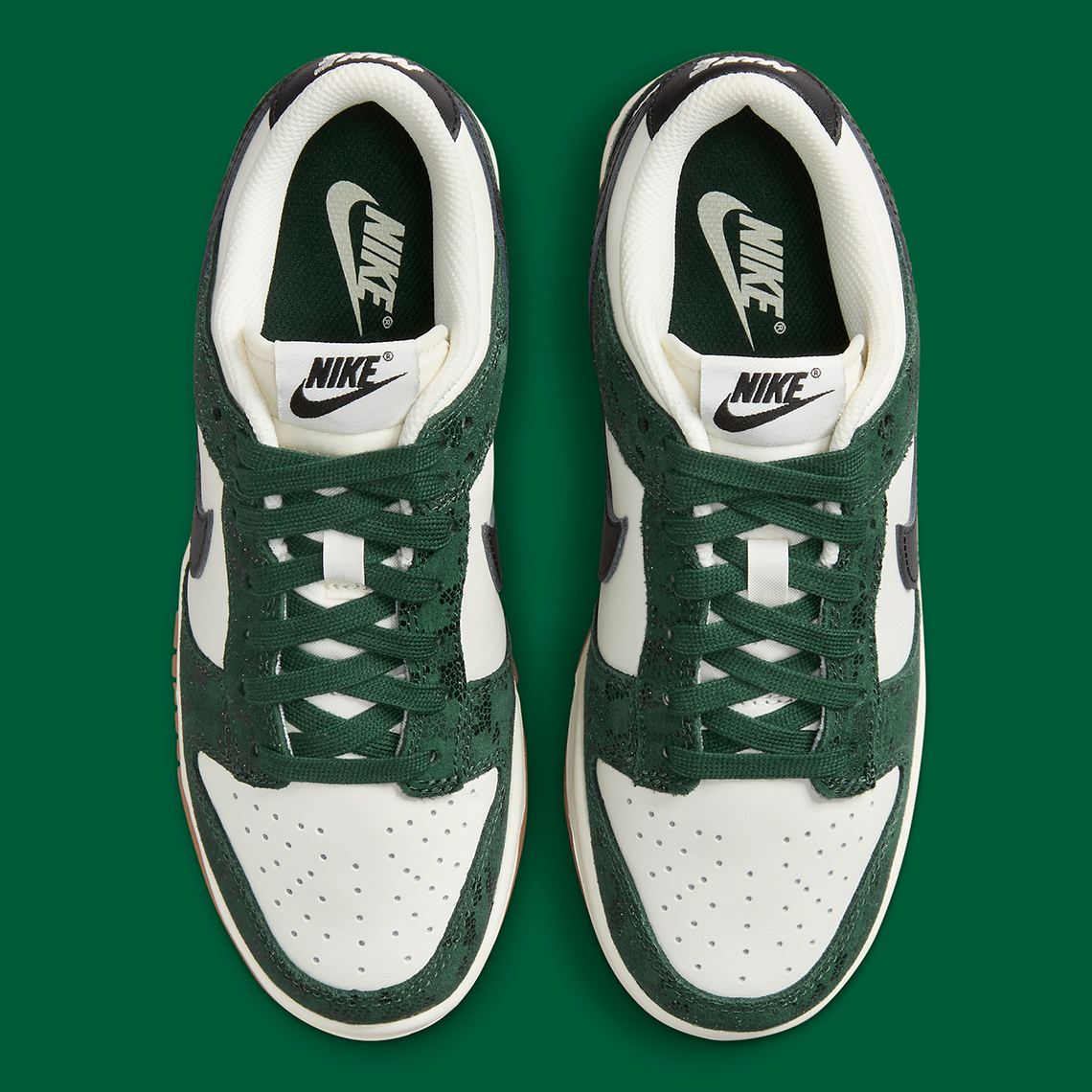 Nike Dunk Low Green Snakeskin Gum Fq8893 397 5