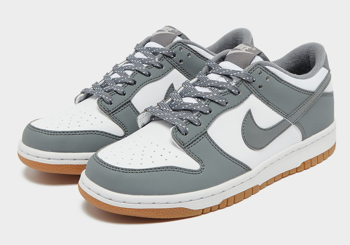 Gum Soles Accent This Greyscale Take On The Nike Dunk Low