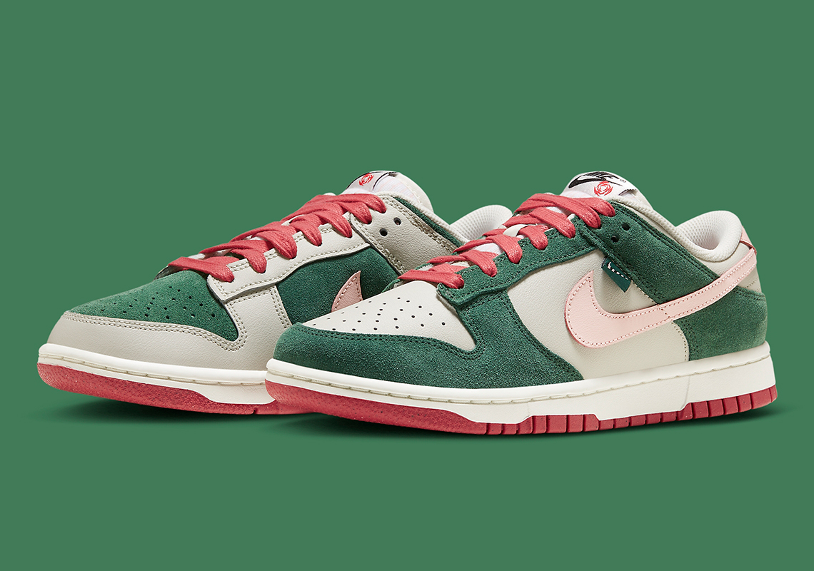 This Alternate Color-blocked Nike Dunk Blossoms In The "All Petals United" Collection