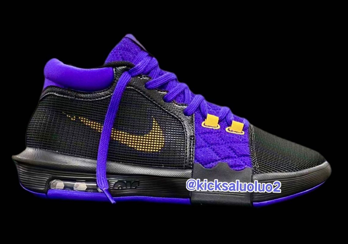 The Nike LeBron Witness 8 Dresses In Lakers Hues