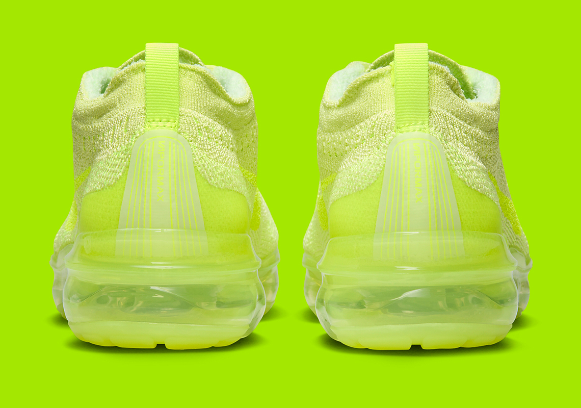 nike vapormax 2023 flyknit light lemon twist barely volt dv6840 700 3