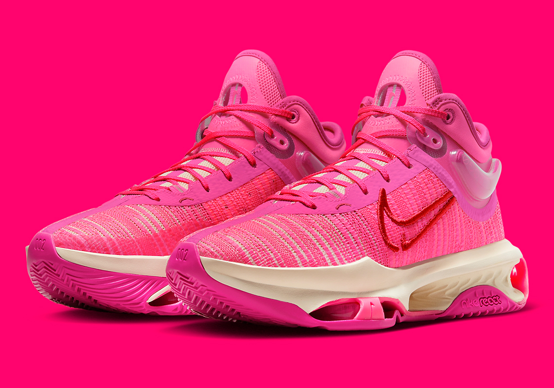 Nike Zoom GT Jump 2 Pink Red DJ9432-601 | SneakerNews.com