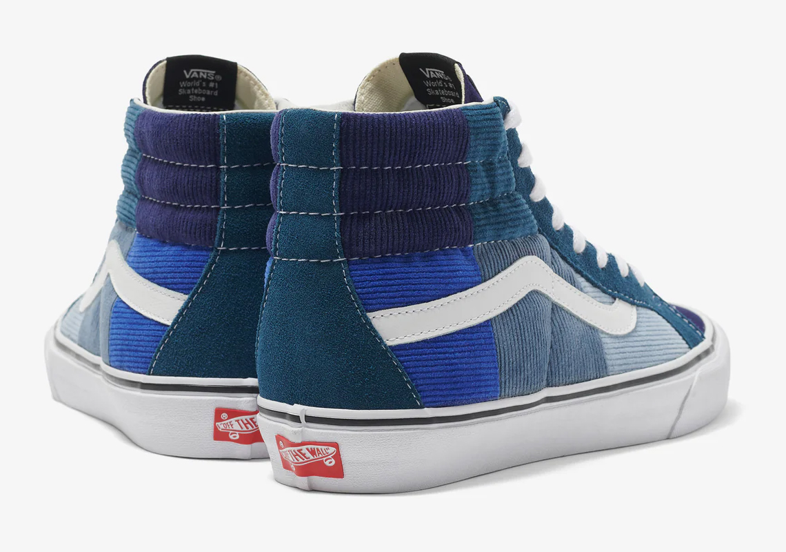 Noah Vans Vault Sk8 Hi otw Patchwork Blue 1