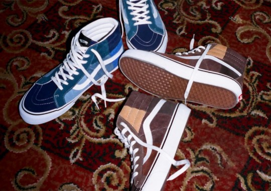 The Noah x vans Marshmallow Vault Sk8-Hi “Corduroy Patchwork” Is Currently Available