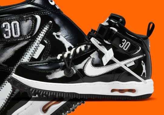 Official Images Of The Off-White x Nike Air Force 1 Mid “Sheed”