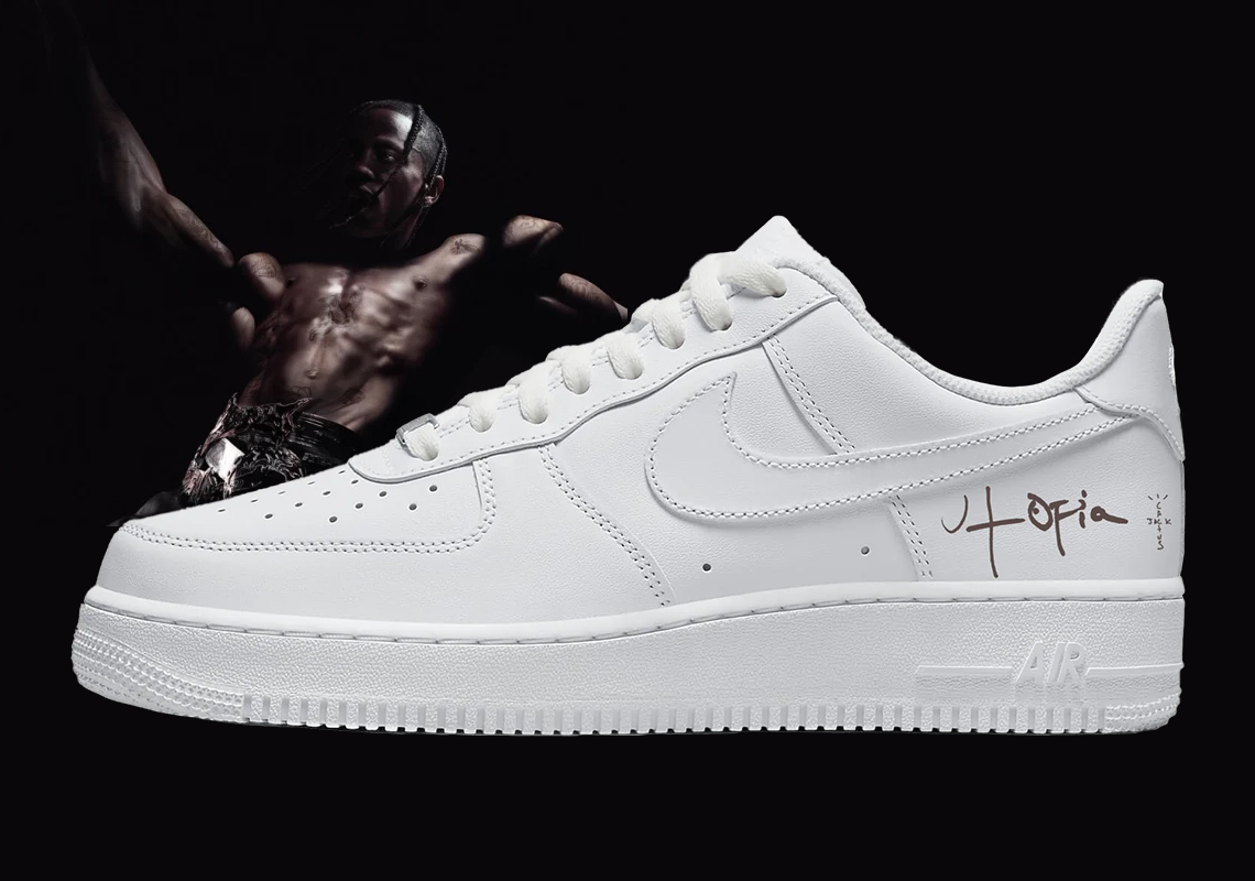 Travis Scott Previews Nike Air Force 1 Low Collaboration