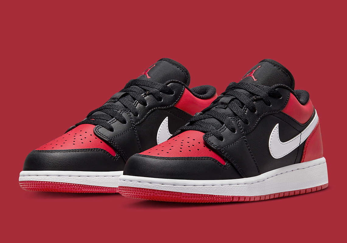 The Air Jordan 1 Low Delivers An Alternate "Bred Toe" Colorway