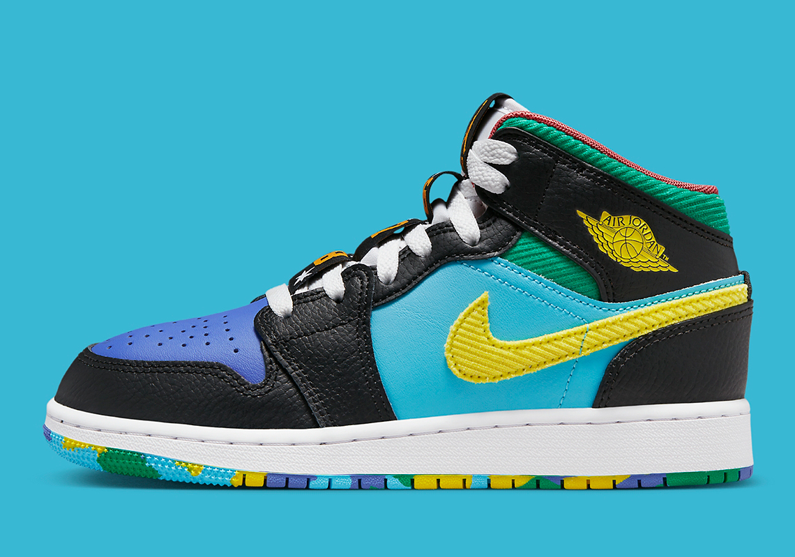 Air Jordan 1 Mid GS Six Championships SneakerNews