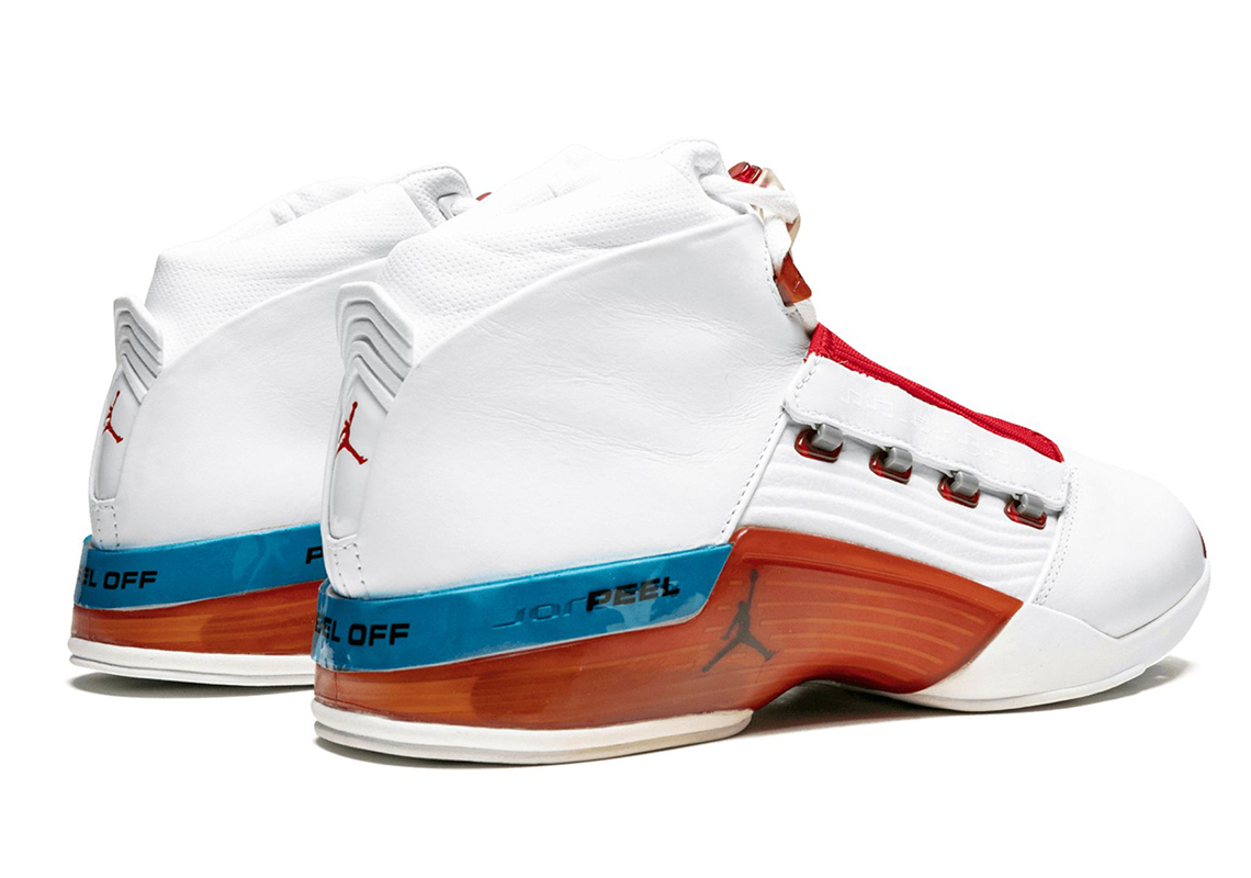 Air jordan 17 shop red and white