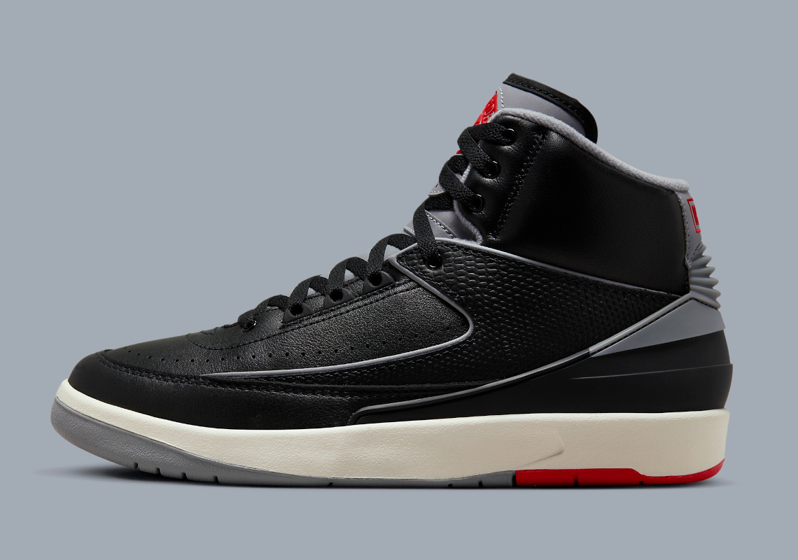 Jordan 2 cheap black and red