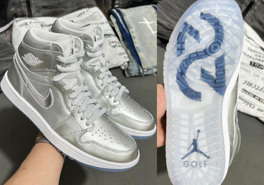 The Next Air Jordan Golf Retros Are Covered In "Metallic Silver"