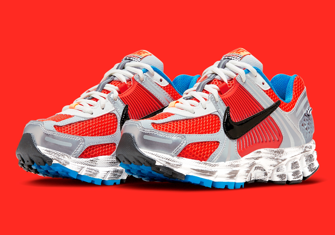 Nike zoom red blue best sale