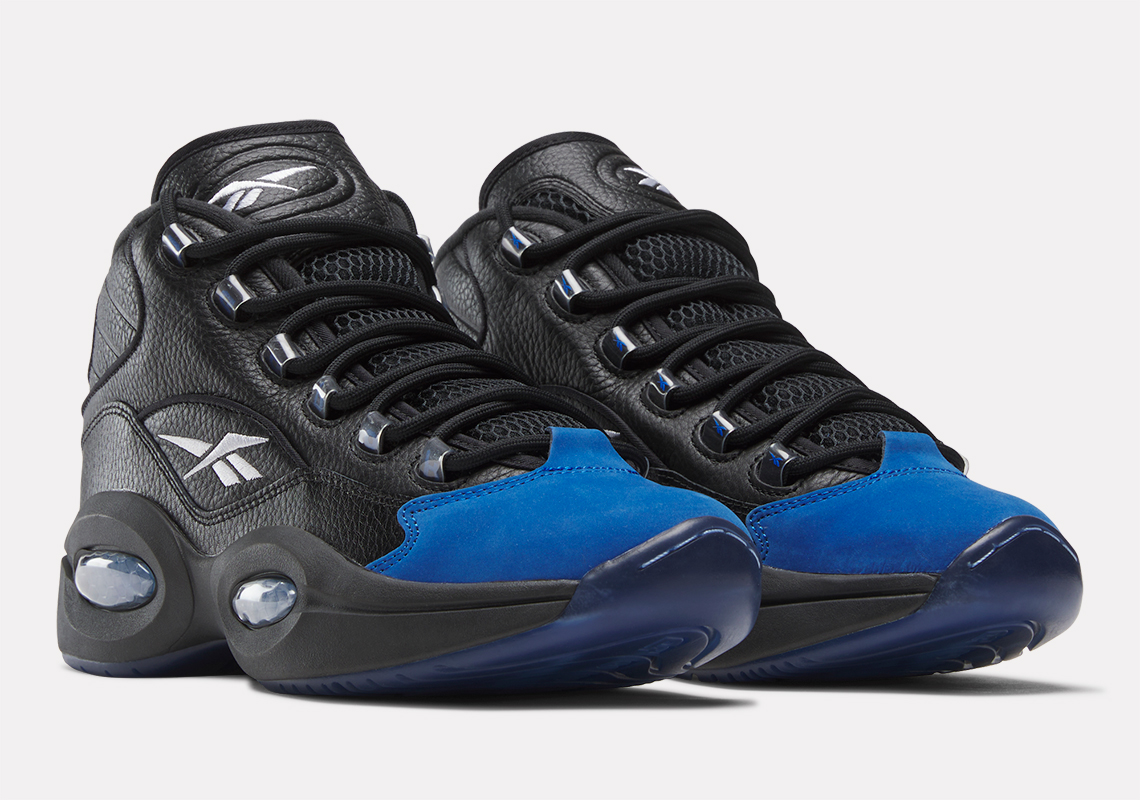 Reebok Question Mid Black And Blue Rb0057 6