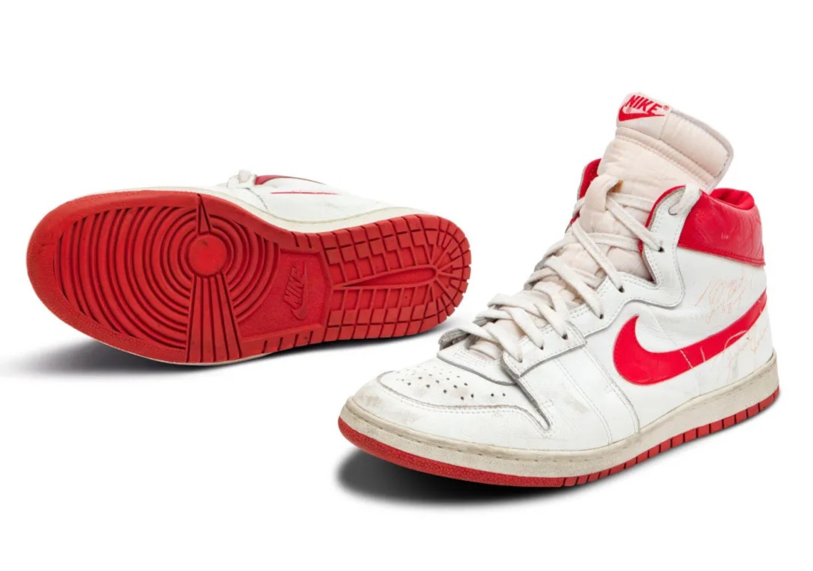 The Nike Air Ship Michael Jordan Wore In His Fifth-Ever NBA Game Is Up For Auction
