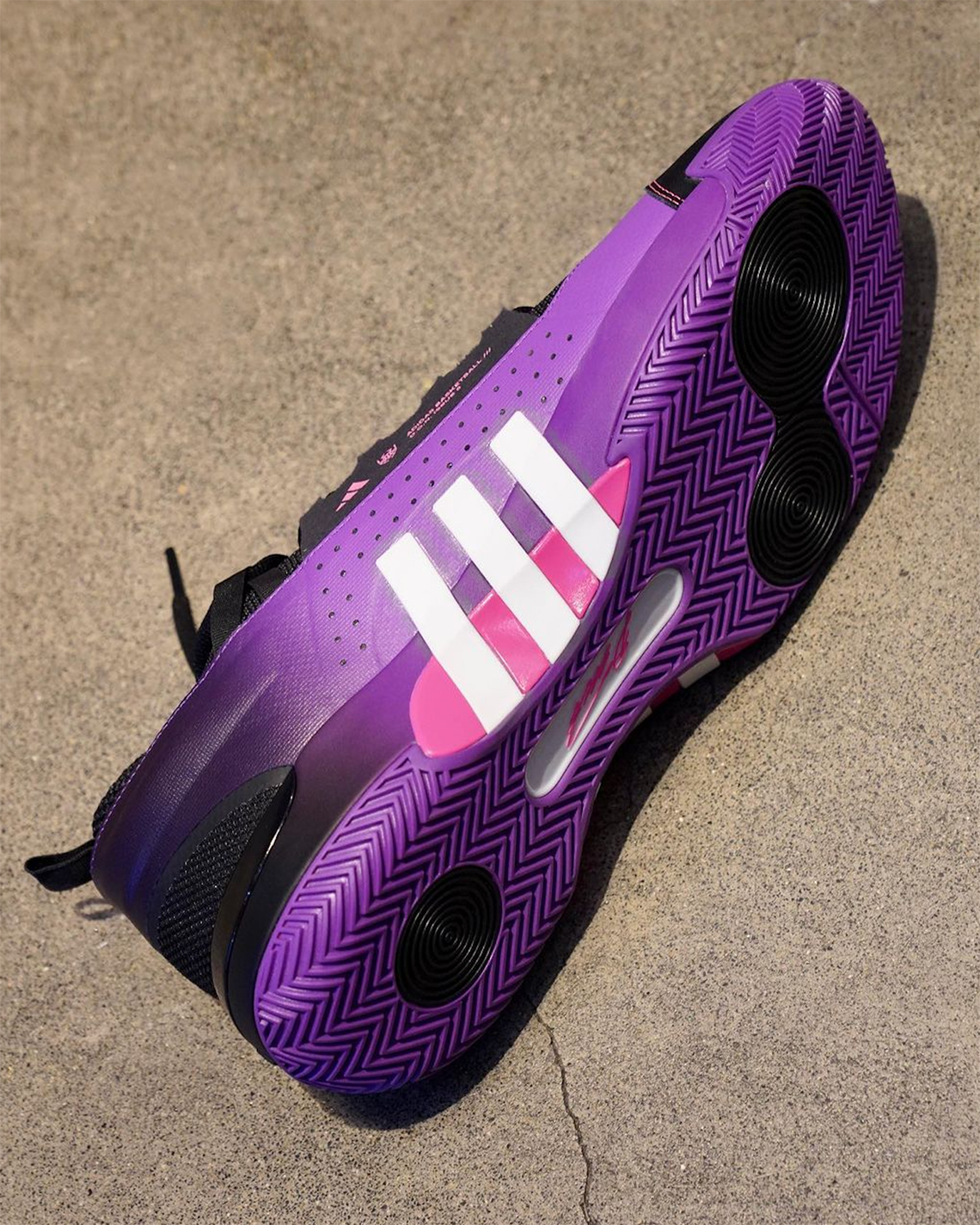 adidas don issue 5 purple black pink 3