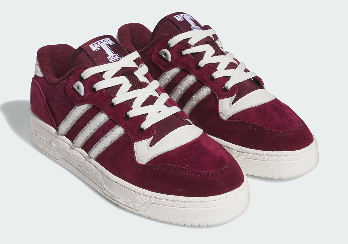 adidas rivalry low texas am IE7702 1