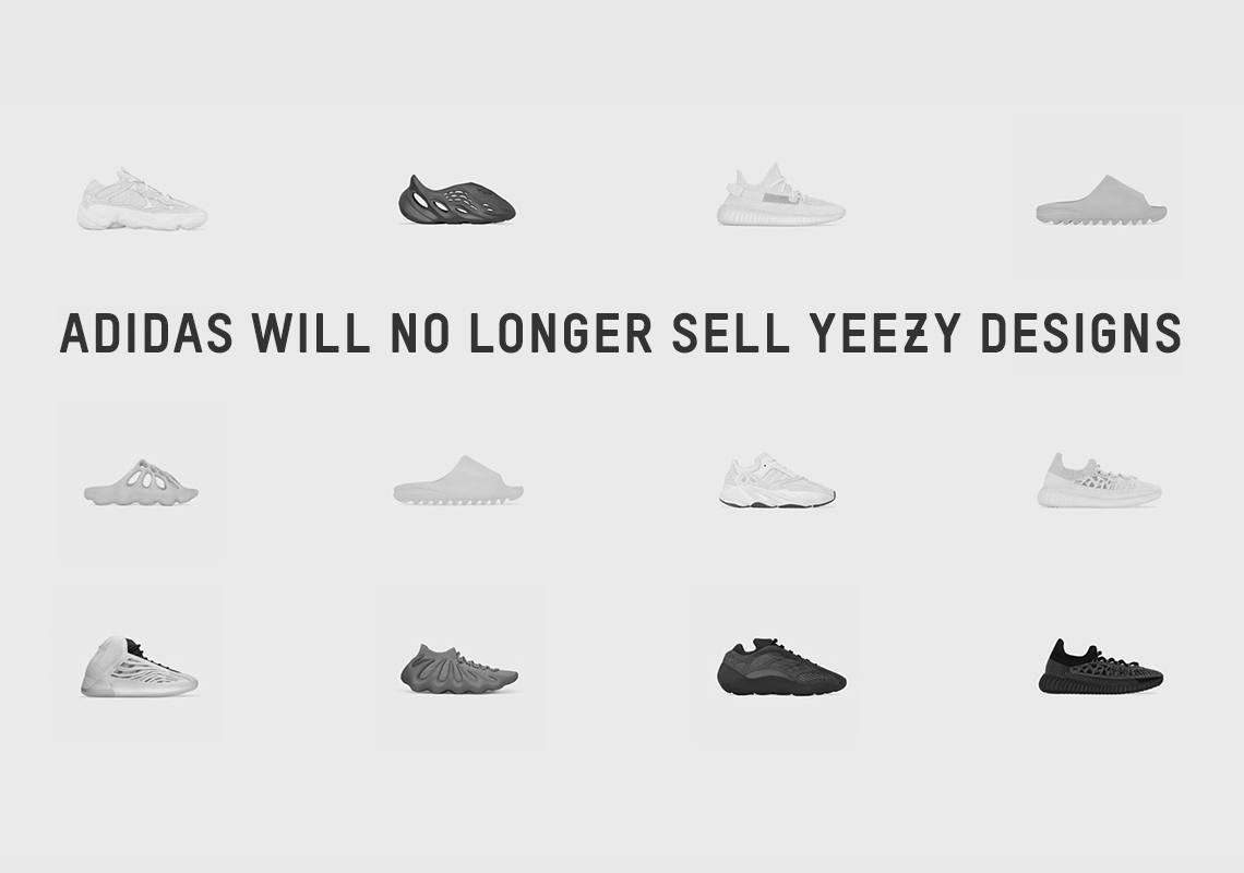 Adidas Will No Longer Sell Yeezy Designs