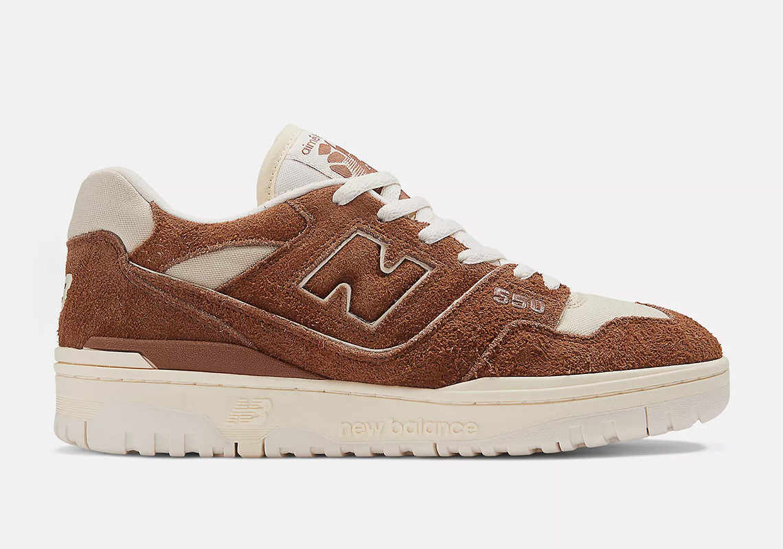 Aime Leon Dore These New Balance CM1700 Sand Grey have a Tan lining that compliments the True Brown Bb550db1 1