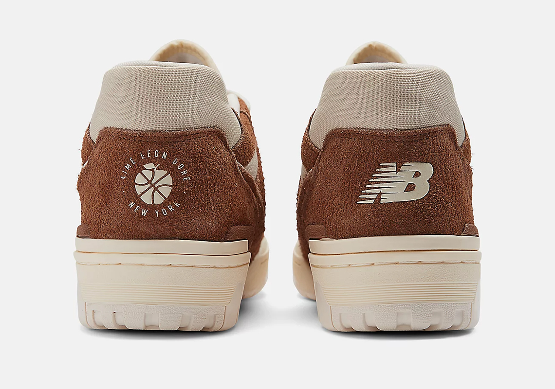 Aime Leon Dore These New Balance CM1700 Sand Grey have a Tan lining that compliments the True Brown Bb550db1 2