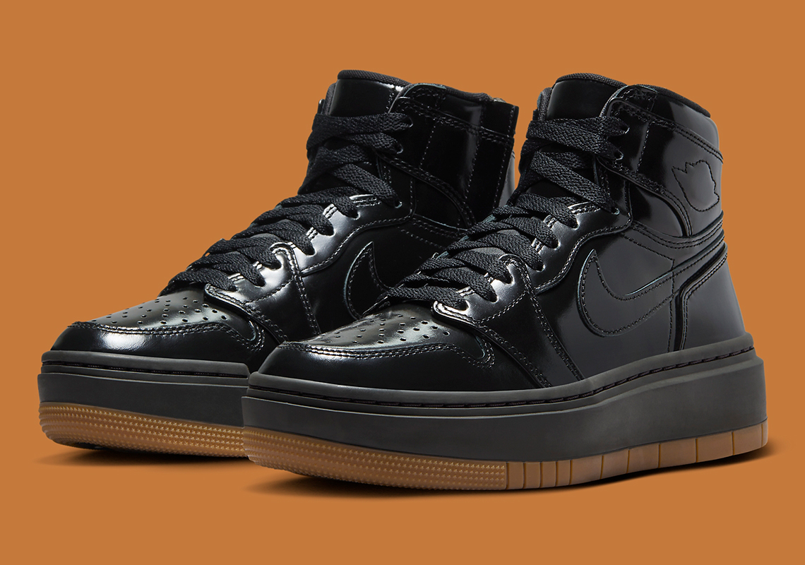 Black Patent Leather Gives The Air Jordan 1 High Elevate Some Edge