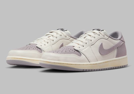 Official Images Of The Air Jordan holiday 1 Low OG “Atmosphere Grey”