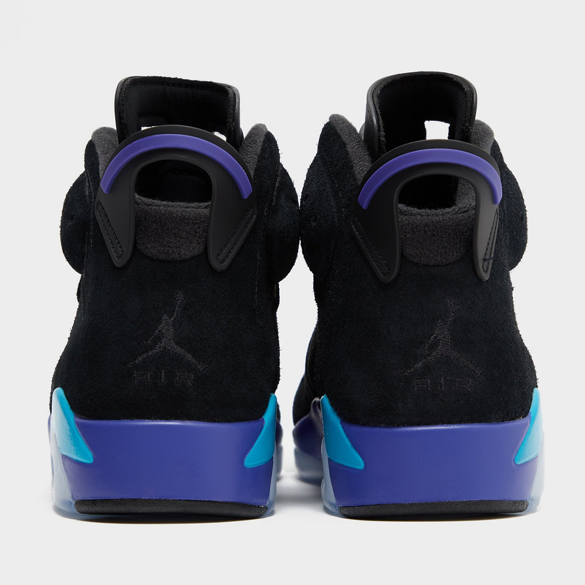 Air Jordan 6 Retro (Black/Bright Concord-Aquatone) 11.5