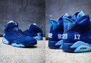 blue suede jordan 6