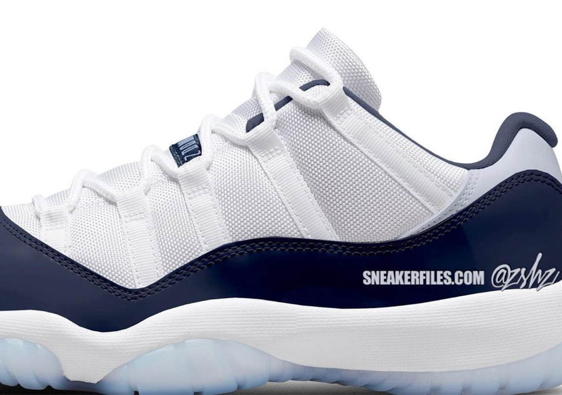 White navy cheap blue 11