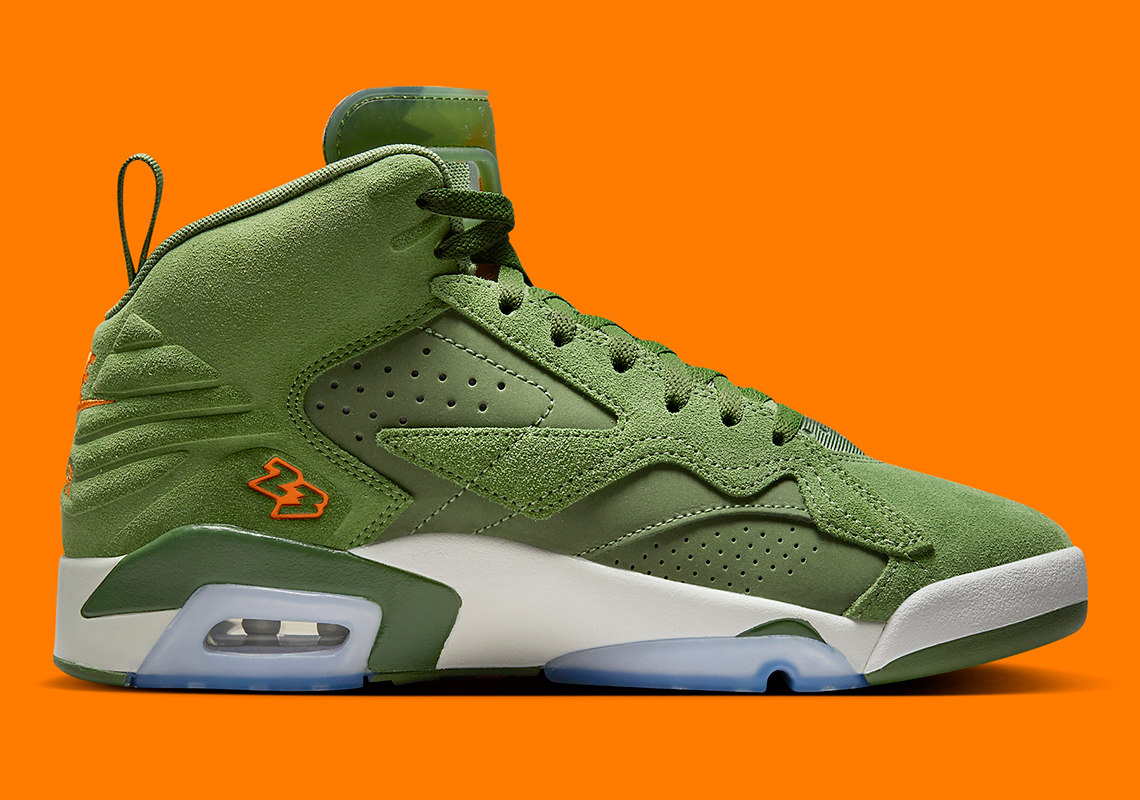 jordan Kid Mvp 678 Green Suede Orange Dz4475 300 3