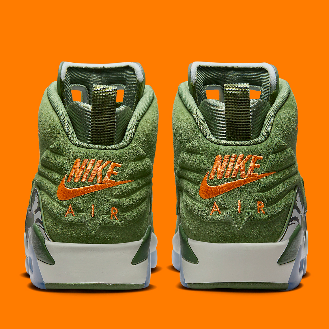 jordan Kid Mvp 678 Green Suede Orange Dz4475 300 5