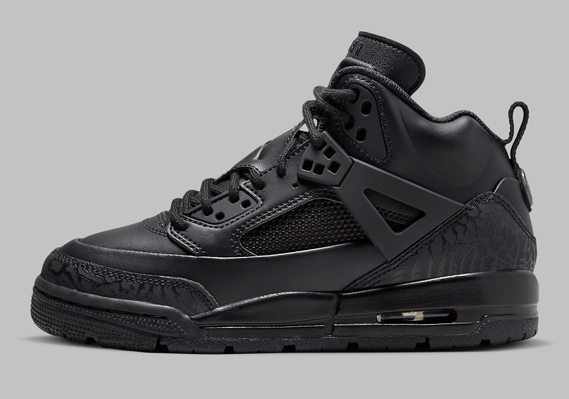 Jordan Spizike GS Triple Black FD4653 001 SneakerNews