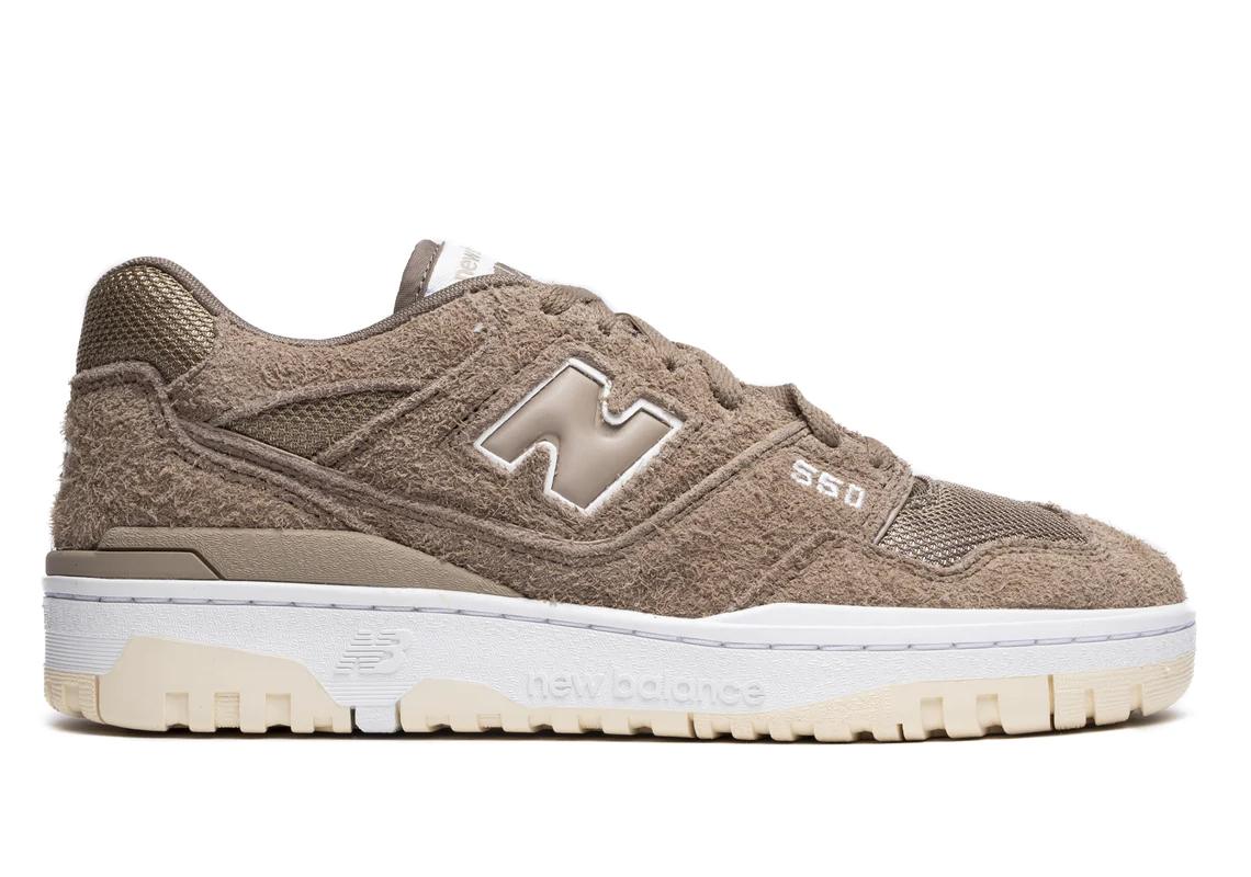 The New Balance 550 "Mushroom" Gets Ready For Fall With Suede Uppers