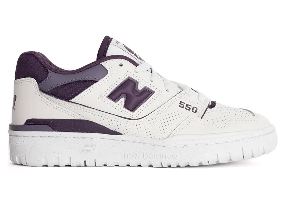 Plum Hues Compose The WMNS New Balance 550 "White Reflection"