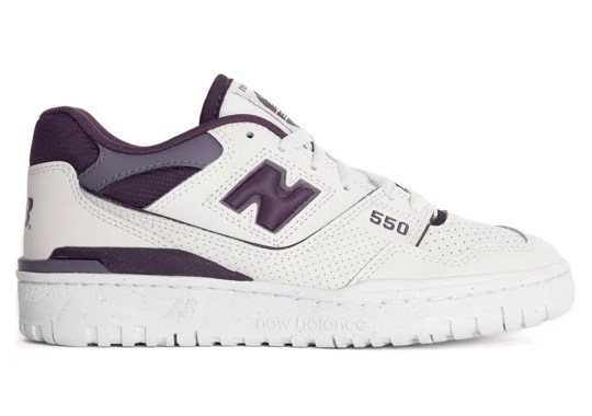 Plum Hues Compose The WMNS New Balance 550 “White Reflection”