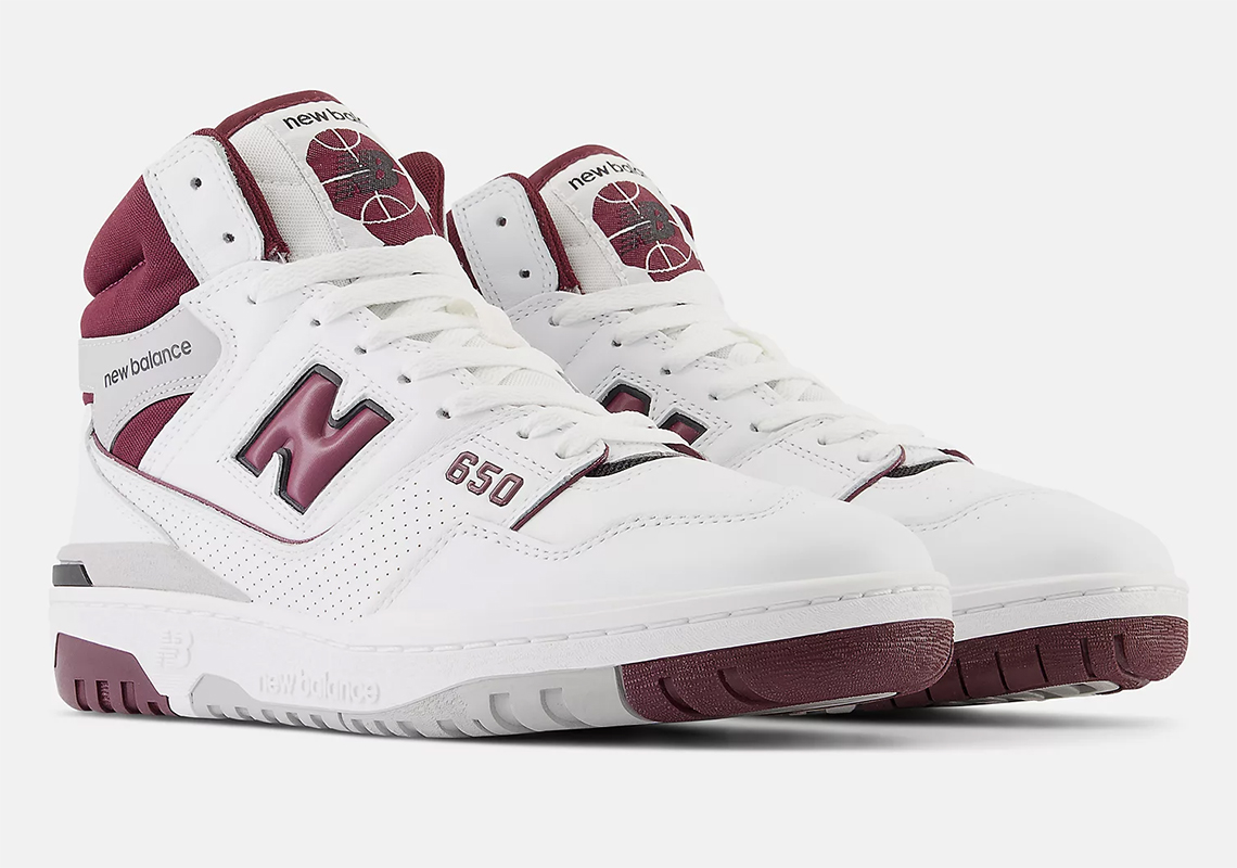 "Burgundy" Accents This Collegiate New Balance 650