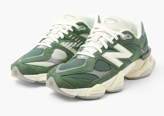 New Balance Wraps Up The 9060 In Green Suede