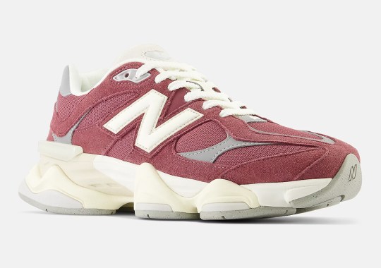 The New Balance 9060 Dresses Up In A Simple, “Washed Burgundy” Colorway