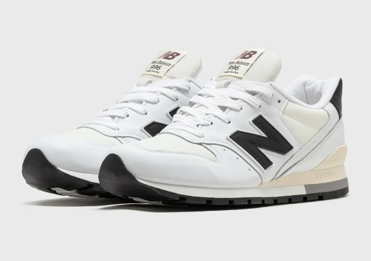 The New Balance 996 Made In USA Takes On A Clean “White/Black” Look