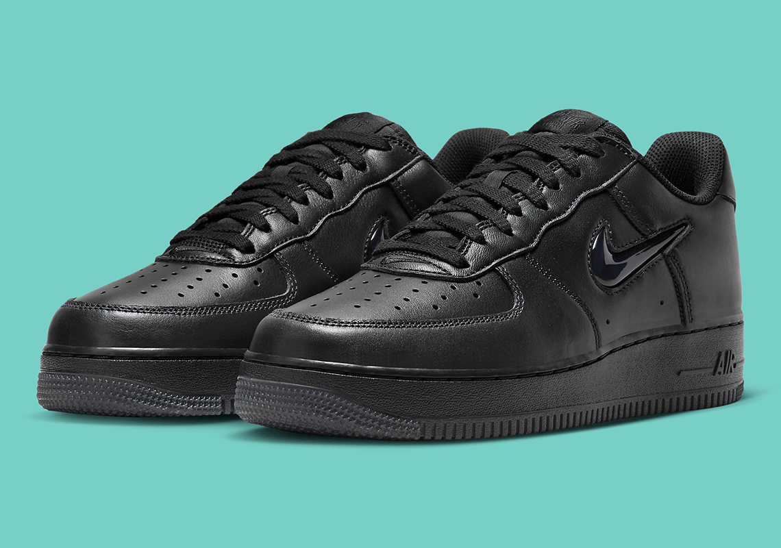 Nike's Color Of The Month Collection Taps Into The Air Force 1's "Triple Black" Energy