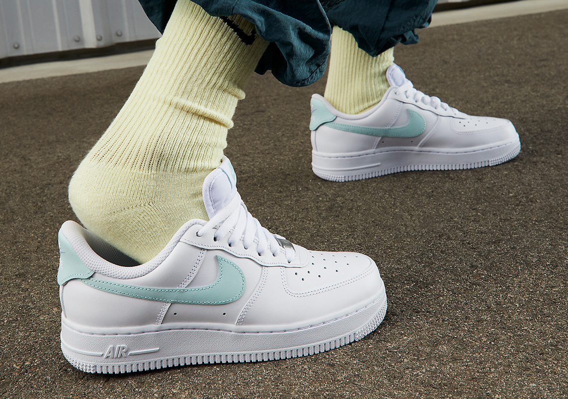 Nike's Flyease-Assisted Air Force 1 Low Appears In "White/Jade Ice"
