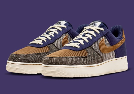 The Nike Air Force 1 Low Gets Dressed In Tweed And Corduroy