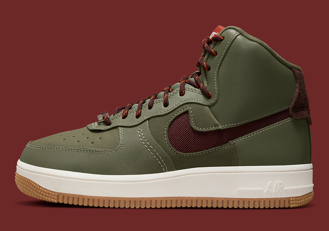 Nike Air Force 1 Mid Medium Olive/Sail/Light Brown - WearTesters