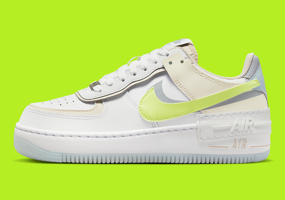 The Nike Air Force 1 Shadow Returns With Neon Yellow Swooshes