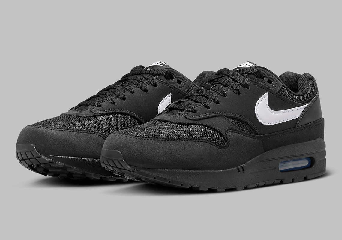 The Nike Air Max 1 Appears In Simple Black And White