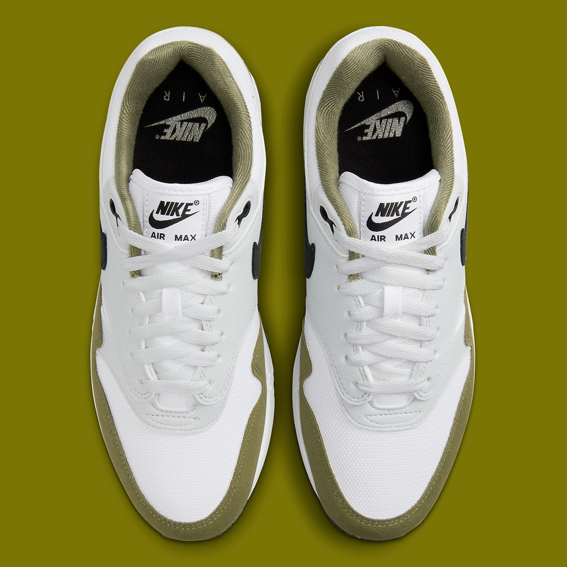 Nike Air Max 1 Medium Olive White Black Fd9082 102 2